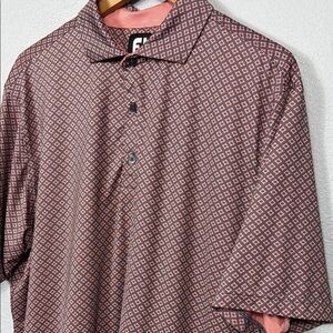 FootJoy FJ Geometric Patterned‎ Men's Polo